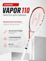 Ракетка для сквоша Harrow Vapor 110 Squash Racquet, Мезенская White/Black/Red